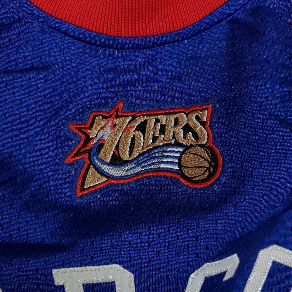 Allen Iverson Mitchell & Ness M Medium Authentic NBA All-Star Jersey Blue #3 NWT - Picture 11 of 11